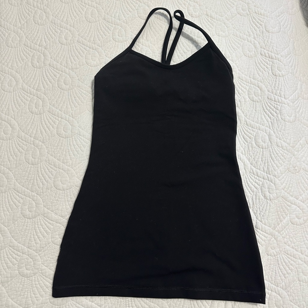 lululemon athletica Black Tank Top